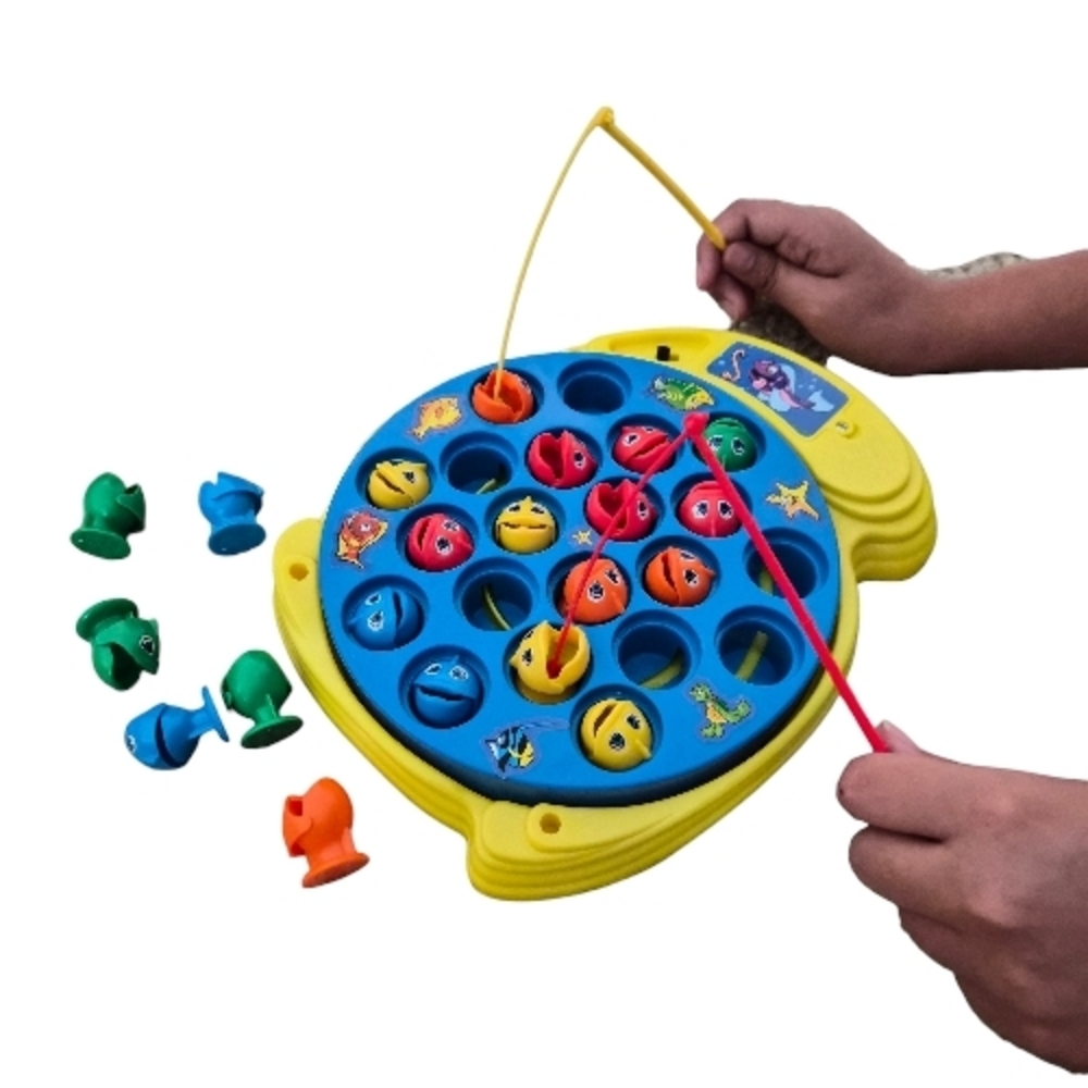 Let's Go Fishin' By Pressman Rotating Fishing Toy